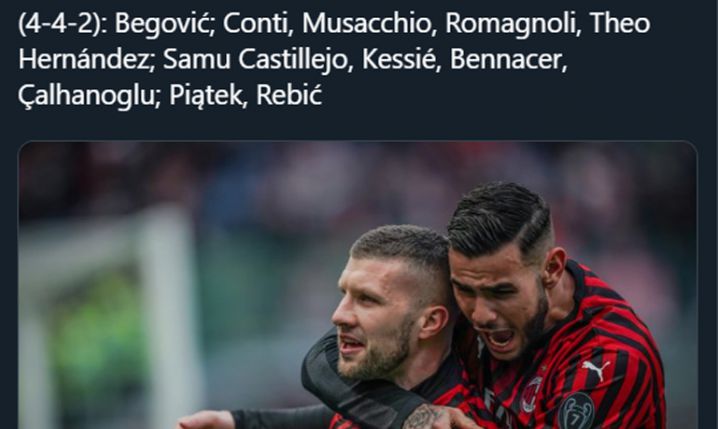 Tak ma wyglądać XI Milanu na jutrzejszy mecz z Torino!